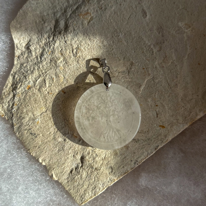 pendente in pietra + albero della vita